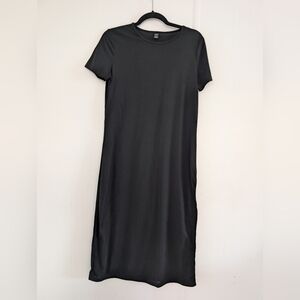 SHEIN T-shirt Black Midi Dress